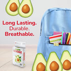 BioSwiss Bandages, Avocado Shaped Self Adhesive Bandage, Latex Free Sterile Wound Care, Fun First Aid Kit Supplies for Kids, 24 Count