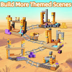 Magnetic Building Blocks Construction Set, Educational STEM Toy (MineTheme)