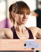 Essence Wearable Aromatherapy Nasal Diffuser – Immunity Blend Essential Oil Nose Ring Refresh Kit – Personal Scent Clip for Travel, Work & Everyday Use – Made in USA