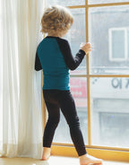 VAENAIT 6M-12Y Toddler Toddler Kids Toddler Girls Boys Soft Comfy Modal Tencel Solid Raglan Sleepwear Pajamas Pjs 2pcs Set