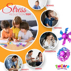 20 Pack High Speed Hand Fidget Spinners for Anxiety ADHD Kids Adults Boys Girls, Sensory Fingertip Pack, Stress Relief Fidgets Toy, Party Favors Birthday Gifts Goodie Bag Stuffers Classroom Prizes