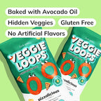 Little Spoon Veggie Loops Duo – Mac N Cheese & Pizzalicious Flavors – Baked, Hidden Veggies, Toddler Snacks (2-Pack)