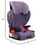 Britax Highpoint Backless Belt-Positioning Booster Seat, SafeWash Purple Ombre