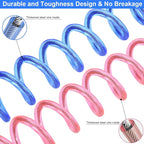 Blisstime Toddler Leash, 2 Pack Kid Leash Anti Lost Wrist Link with Key Lock Baby Leash Harness for Toddler (Blue+Pink)