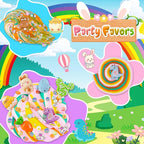 LAWOHO Butter Slime Kit Easter Basket Stuffers - 6 Prefilled Easter Eggs with Butter Slime & Cute Slimes Add-ins, Soft & Non Stick Fluffy Slimes for Birthday Party Favors for Girls & Boys Egg Fillers