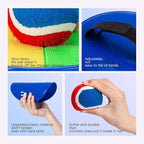 EVERICH Upgraded Toss and Catch Ball Game Set - Indoor and Outdoor Games for Kids 3-12, Beach Sand Pool Water Toy Includes 4 Paddles 4 Sticky Balls, Great Birthday Easter Gifts for Boys Girls