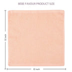 Baby Washcloths 6 Pack 100% Cotton Soft and Absorbent Terry 10" x 10" Wash Cloths Wipes for Face Hand Body Burp Rag with Sensitive Skin for Newborns Infants Toddlers