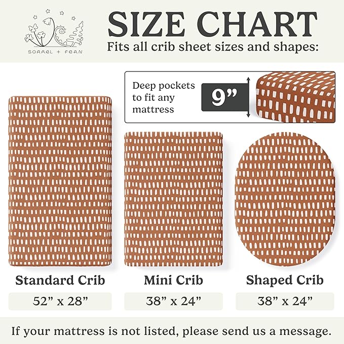 Crib Sheets Neutral - Fitted Baby Crib Sheets Bed for Girl Boy - 2 Pack Standard & Toddler Mattress (Safari Adventure) - Buttery Soft Organic Cotton Blend