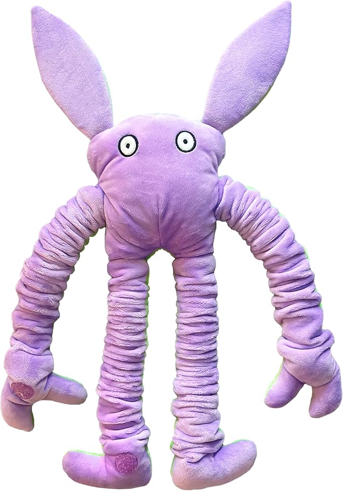 Mushies Stretchable Pop Tube Toy – Extra-Long 18" Retractable Arms/Legs, Hook and Loop Hands/Feet – Wearable, Bendable Fidget for Focus, Mood & On-The-Go Fun