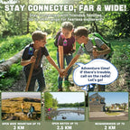 Vvinca Walkie Talkies for Kids Rechargeable 2 Pack, Army Toys for Boys Girls Ages 3-13 Outdoor Military Camping Toy, 3KM Long Range Walkie-Talkie 2 Way Radios 22 CH with Flashlight Birthday Gift