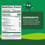 GoGo squeeZ Applesauce and Fruit Puree, Apple Apple, 3.2 oz (Pack of 48), Unsweetened Fruit Snacks for Kids, Gluten Free, Nut Free and Dairy Free, BPA Free Pouches (Packaging May Vary)