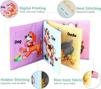 Baby Books, Soft Baby Book,Cloth Baby Books,Baby Books 0-6 Months, Cloth Baby Books,Infant Books,Soft Books for Babies,Best Baby Books, Pack of 6 Books for Baby,Size: 4x4 inch,Soft Baby Book