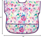 Bumkins Bibs - Toddler Bibs, Waterproof, Large for 1-3 Years, Short Sleeve