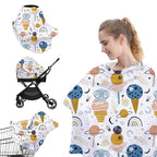 Yoofoss Nursing Cover Breastfeeding Scarf - Baby Car Seat Covers, Infant Stroller Cover, Carseat Canopy for Girls and Boys