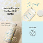 WIISH Baby Oatmeal Bubble Bath - Baby Bubble Bath for Sensitive Skin with 30% Colloidal Oatmeal | Aloe vera powder + Lavender powder Healing Ingredient, soothing Itchiness, Rashes, Dryness 16 oz(260g)