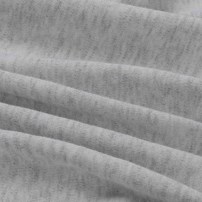 Onacosht 100% Organic Cotton Nursing Pillow Cover Soft Breathable Jersey Feeding Pillow Slipcover Fits Standard Infant Nursing Pillow or Positioner for Baby Boy and Girl, Grey Heather