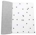 LITTLE Bot Ofie Mat, Soft Reversible Foam Baby Play Floor mat, Waterproof, 6.5 ft x 4.5 ft, Durable and Non-Toxic (Zen line, Large)