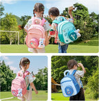SUN EIGHT Toddler Backpack for Girls Kids Backpack Cute 3D Cartoon School Bag for Baby Girl Boy 2-5 Years (90352-Bear)