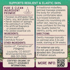 WishGarden Herbs Perineal Massage Oil - Certified Organic Herbal Oil Infusion with Plantain Leaf, Calendula & Jojoba Oil, Supports Skin Elasticity & Prevents Perineum Tearing During Childbirth, 2oz