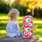 K.T.Fancy 14.5 Inch Doll Carrier Wishers Doll Travel Case Crossbody Carrier Bag Suitcase for 14.5 Inch Girl Doll Accessories with Multi-Pocket Storage Closet