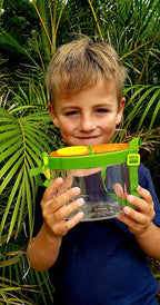 Bug Hunting Kit, Green Safari Vest, Hat, Binoculars, Lg. Butterfly Net, Bug Container, Whistle, Flashlight, Magnifier, Thermostat, Compass, Age 3+