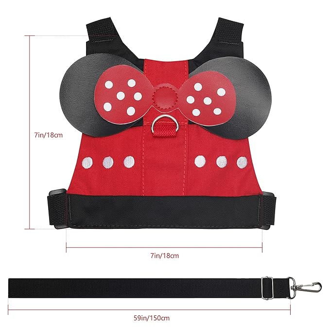 Toddler Leash Baby Harness Child Leash for Toddler Kids, Backpack Baby Kids Leash for Toddlers Age 1 2 3 4 Years Old Boys and Girls