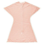 SleepingBaby Zipadee-Zip Transition Swaddle - Cozy Baby Swaddle Blanket with Zipper Convenience - Roomy Wearable Blanket for Easy Diaper Changes - Stripes Strawberry/Cream, Large (12-24 Month)