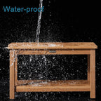 30'' Large Shower Bench Seat, Poly Lumber Bath Stool for Inside Shower Waterproof, HDPS Bathroom Chair for Shaving Legs with Adjustable Feet, Non-Slip & No Maintenance, Brown (30 x 13 Inches)