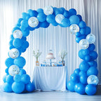 JOYIN 150 Pcs Light Blue Balloons, Different Sizes 18 12 10 5 Inch Light Blue Latex Balloon Arch Kit with Instruction for Birthday Party Graduation Wedding Holiday Decoration