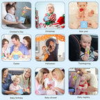 BLOOBLOOMAX Sock rattles for Babies 0-24 Months Baby Animal Foot Finder Educational Toys