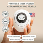 Mira Max Fertility Monitor & Ovulation Test Kit for Women, at-Home Hormone Tracker for LH, PdG & E3G, Digital Hormone Analyzer with 20 Test Wands, 7× More Accurate Than Other Fertility Trackers
