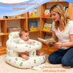 Thickened Inflatable Baby Seat, Sit Me Up Floor Seat for Babies 3-36 Months with Tray, Sitting Support Infant Chair, Built in Air Pump