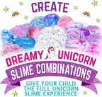GirlZone Sparkly Unicorn Egg Surprise Slime Kit for Girls, Sensory Toys for Kids, Create Cloud Slime & Magical Unicorn Slime, Ideal Arts and Crafts Easter Gift for Kids Aged 7-12 Years Old