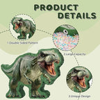 WERNNSAI Dinosaur Piñata - Jungle Dinosaur Piñata Bundle with Blindfold and Bat for Kids Boys Jungle Dinosaur World Birthday Party Decorations Family Games Dino Theme Party Supplies