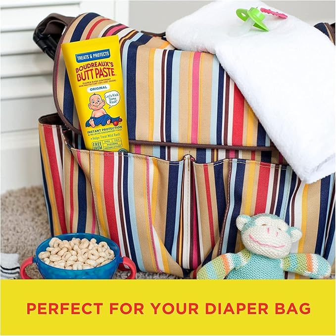 Boudreaux's Butt Paste Diaper Rash Ointment, (Original, & Maximum Strength) (1ea / 4oz) (Variety Pack)