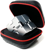 Infinity Cube Fidget Toys Aluminum Metal Stress Relief and Anti Anxiety Finger Flip Cubes Toys for Kids and Adults Idear Gadgets for Men with Exquisite Packaging