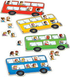 Orchard Toys Moose Games Bus Stop Game. A Fun Introduction to Addition and Subtraction. Pick up and Drop Off Passengers on Your Bus. for Ages 4-8 and for 2-4 Players