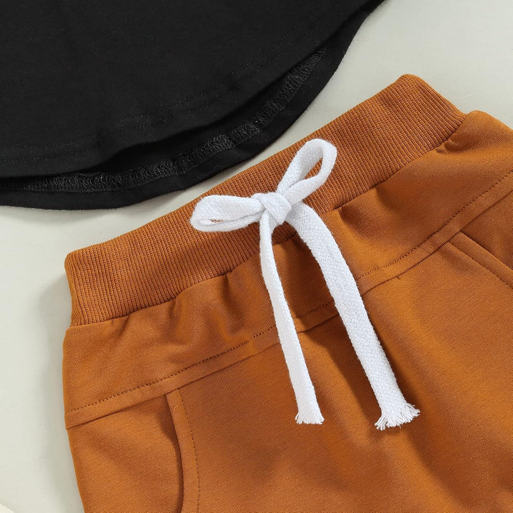 Mubineo Infant Toddler Baby Boy Summer T Shirt Shorts Outfits Short Sleeve Tee Tops Clothes Set