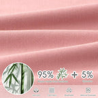 FUNUPUP Rayon Made from Bamboo Nursing Pillow Cover Compatible with Boppy Nursing Pillow, Stretchy Baby Nursing Covers for Breastfeeding Pillows for Boys Girls, Pink