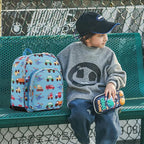 CLUCI Toddler Backpack for Boys Kids Backpacks Preschool Kindergarten Child Bookbag Travel Cute Daycare Bluey Backpack Cars