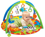 Baby Toddler Fold Acctivity Gyms Play Mats Colorful Baby Play Pad with Animal Toys, Lion