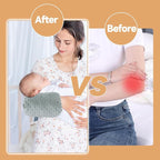 MABOZOO Arm Pillow for Feeding Baby,Flower Print Cozy Cradle Arm Pillow Soft Cotton Bottle Feeding Pillows for Newborn,Double-Sided Available