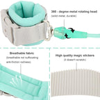 Blisstime Toddler Leash, 2 Pack Kid Leash Anti Lost Wrist Link with Key Lock Baby Leash Harness for Toddler (Mint Green+Pink)