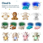 Cloud b Ocean Projector Nightlight with 2 White Noises & 2 Soothing Sounds | Adjustable Settings | Cry Sensor | Tranquil Turtle - Ocean (Rechargeable)