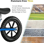 Toddler Balance Bike Toys for 2 to 5 Year Old Girls Boys Adjustable Seat and Handlebar No-Pedal Training Bike Best Gifts for Kids