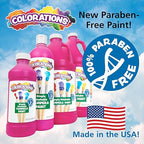 Colorations Paraben-Free Simply Tempera Paint for Kids - Set of 11 Gallons, Vibrant Poster and Classroom Paint, Made in United States, Non-Toxic, Arts and Crafts Supplies
