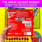 QUOKKA States of America Board Game for Kids Ages 8-12 and Families – Learn US States, Capitals, Landmarks & Fun Facts – Trivia Game with 50 Cards & Map Board – Educational Game for Classrooms or Home