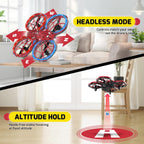 Spider Mini Drone for Kids with 3 Lighting Effects 2 Batteries, RC Helicopter with Altitude Hold, 360° Flips, Headless Mode, 3 Speed, Birthday Gifts Toys for Beginners 8-12 Boys Girls