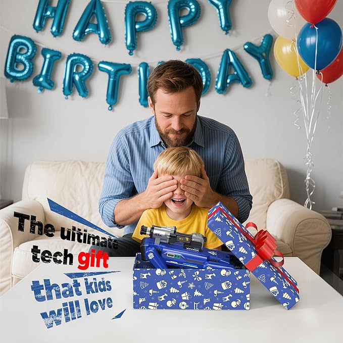 Smart Robot Dog - Interactive STEM Pet with Voice & Remote Control, 30+ Lifelike Actions, Programmable Play, 25m Range, Durable & Safe - Best Gift for Kids 6-12