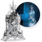 LED 3D Puzzle Tower Clock for Adults - Elegant Home Décor Building Model with Color-Changing LEDs - Ideal Acrylic Puzzle Gifts for Teens and Adults